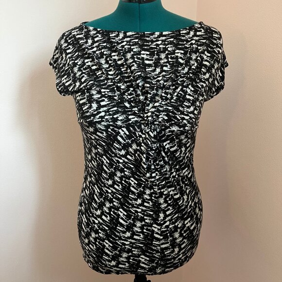 Ann Taylor Misses Large Print Top - Picture 1 of 5